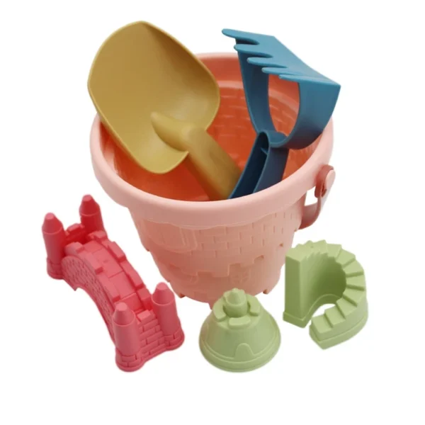 Baby Summer Beach Sensory Bucket Toys Sand Planing Tool Toys for Children Parent-children Interactive Beach Water Play Toy 2