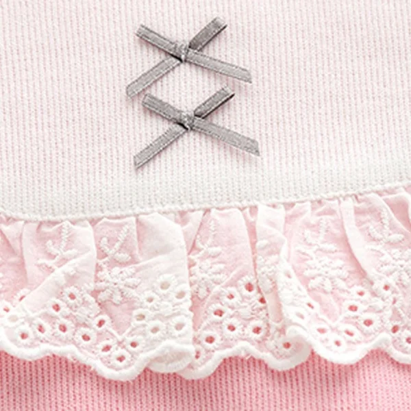 Newborn Kids Bodysuit With Hat Princess Baby Girl Clothes Jumpsuit Sunsuit Outfits Lace Children's Clothes Toddler Baby Clothing 4