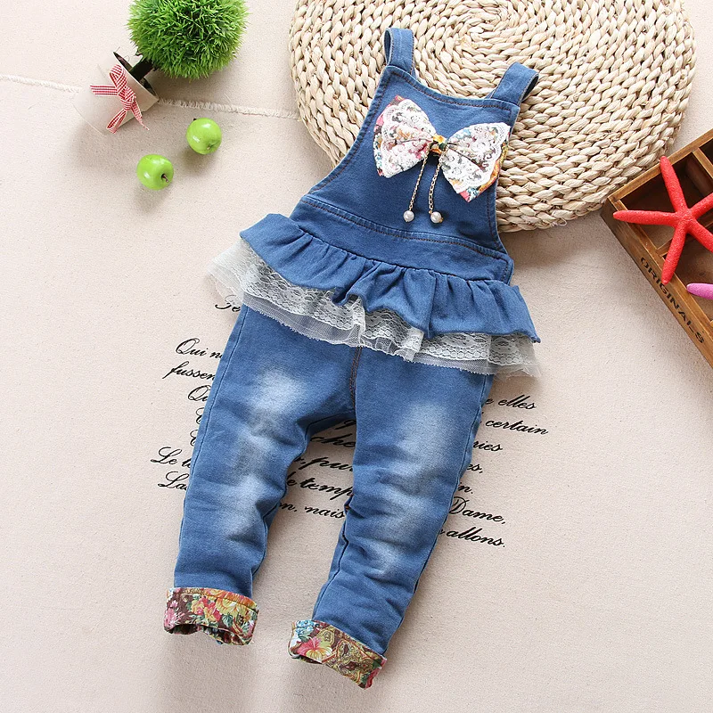 IYEAL Baby Boys Girls Jeans Rompers Stone Washed Ripped Soft Cotton Denim Overalls Toddler Adjustable Jumpsuit Outfits 10