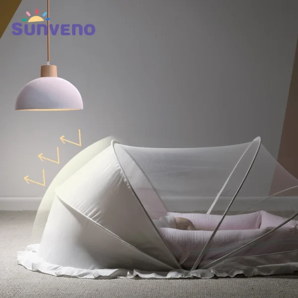 Sunveno-mosquitera plegable para cuna de bebé, juego de cama de recién nacido para habitación, alta calidad, 0 a 6 años 1