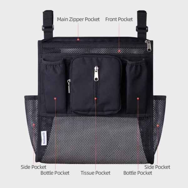 Sunveno-bolsa organizadora para cochecito de bebé, bolsa de almacenamiento para carrito de bebé, accesorios para cochecito 5