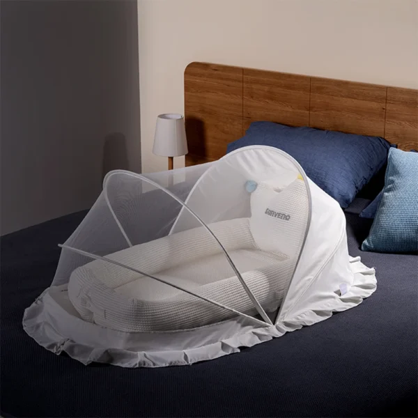 Sunveno-mosquitera plegable para cuna de bebé, juego de cama de recién nacido para habitación, alta calidad, 0 a 6 años 2